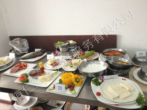 韩国厨师面试现场考试照片